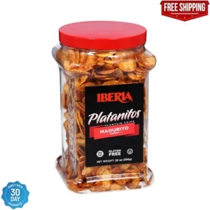 Iberia Sweet Plantain Chips 20 Ounce Healthy Gluten Free Snack Alternative - Picture 1 of 9