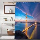 Spectacular Bridge Water Bath Polyester Shower Curtain Liner Water Resistant