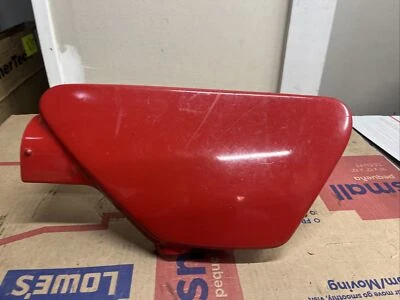 1978 1979 Yamaha XS750 XS750E XS750F quadro lateral esquerdo tampa da bateria painel capô - Imagem 1 de 4