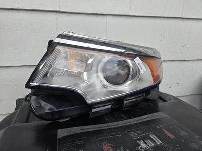 11 12 13 14 Ford Edge Regular HALOGEN Headlight Lamp Lens Left DRIVER Side - Image 1 of 4