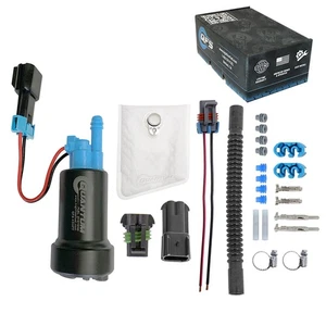 QFS 450LPH E85 Compatible Intank Fuel Pump +PTFE Flex Fuel Hose +Install Kit - Picture 1 of 6