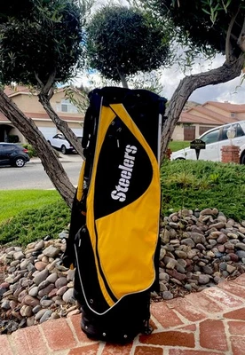 Callaway Big Bertha NFL Licensed Stand Carry Golf Bag Pittsburgh Steelers RARE - Image 1 of 4