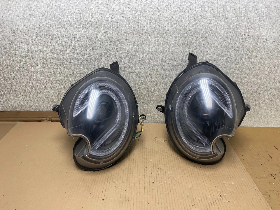 Juego de faros LED negros de xenón izquierdo+derecho Mini Cooper 2007 a 2013 u2601 DG Foto 1 de 4