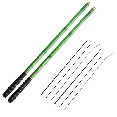 Kit de caña de pescar telescópica Tenkara 2 piezas cañas de mierda plegables 1 pieza puerto... Foto 1 de 4