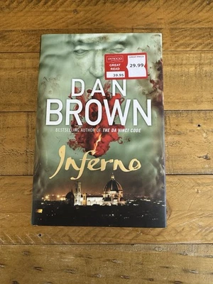 INFERNO by DAN BROWN -Da Vinci Code- Large Hardcover- Free Postage - image 1 of 4
