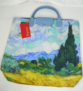 The National Gallery Canvas Tote Bag Eco Bag Van Gogh Wheats Discontinued - Picture 1 of 5