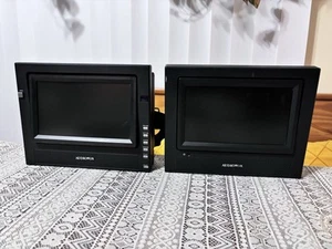 Car Headrest DVD Player7" Monitor Rear Seat TV Monitor Headsets RCA Input - Picture 1 of 24