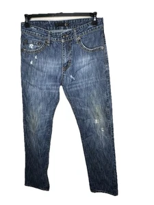 Just Cavalli Denim Jeans Herren Größe 32 x 30 Blau Distressed - Bild 1 von 13