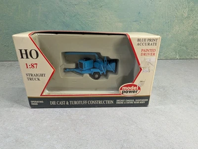 USED Model Power 26002 HO Scale Blue Wood Chipper Read Description - Image 1 of 3