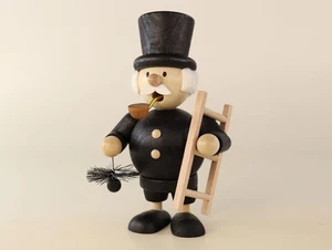 Mini-Räuchermann Schornsteinfeger BxH 8,5x12,2cm NEU Rauchmann Räucherfigur - Picture 1 of 1