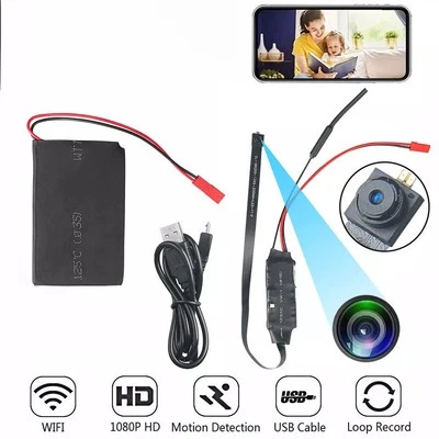 Mini WLAN Kamera Wireless IP Wifi Camera 1080P HD Überwachungkamera Live Cam - Bild 1 von 4