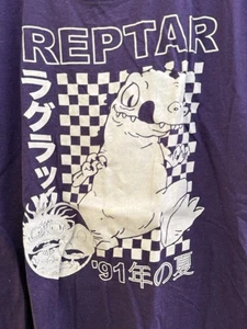 Nickelodeon Rugrats 90’s Cartoons Retro Reptar Japan Kaiju T Shirt Size L - Picture 1 of 4