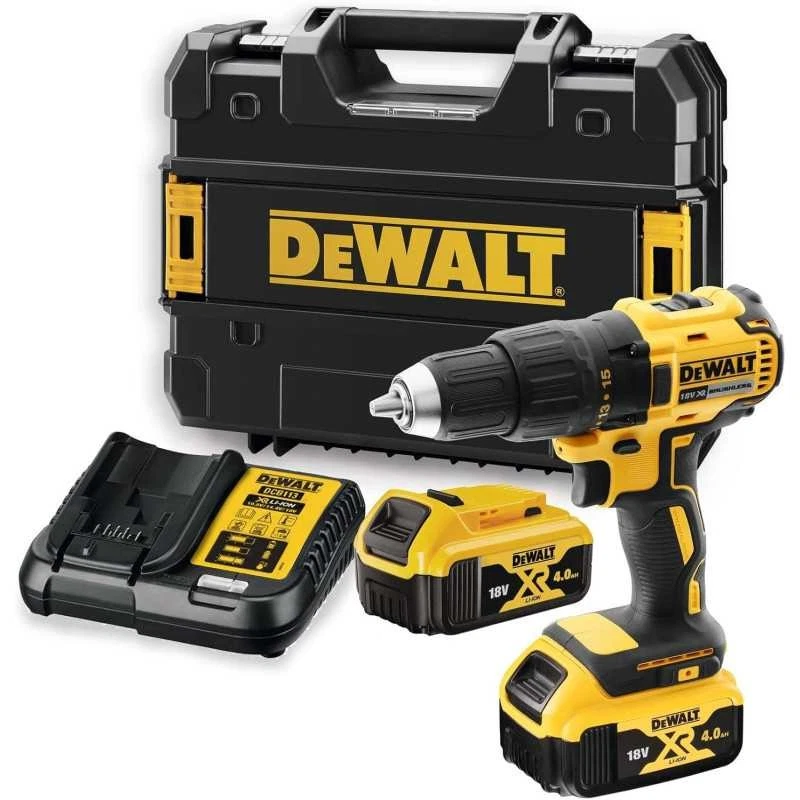 Perceuse visseuse 18 V XR + 2 batteries 4 Ah + chargeur + coffret DEWALT DCD777M - Photo 1/2