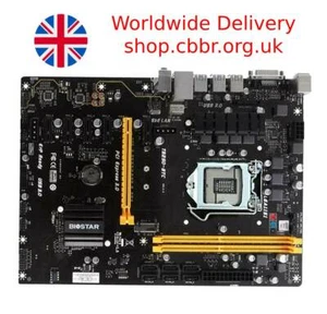 BIOSTAR TB250-BTC LGA 1151 Intel B250 USB 3.0 DDR4 ATX 6 GPU MINING Płyta główna - Zdjęcie 1 z 7