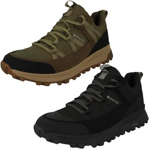 Mens Clarks Casual Mimic Grip Outdoor Lace Up Trainers ATL Trek Run GTX - Picture 1 of 19