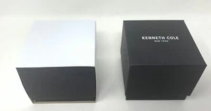 NUEVO - Caja de Reloj Kenneth Cole Vacía con Almohada, Presentación Pantalla Almacenamiento - Imagen 1 de 6