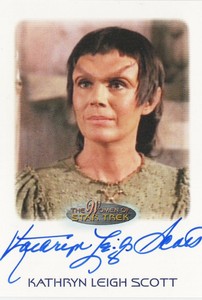 The Women of Star Trek 2010 Autograph Auto Card Kathryn Leigh Scott as Nuria