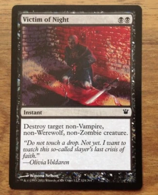 Victim of Night ~ Innistrad [ Magic MTG ]. Free UK Postage - Image 1 of 3
