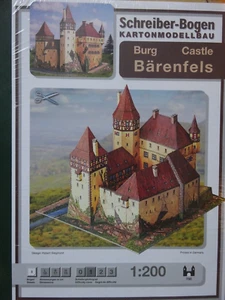 Burg Bärenfels Schreiber-Bogen Kartonbausatz *NEU* Bastelbogen - Bild 1 von 1