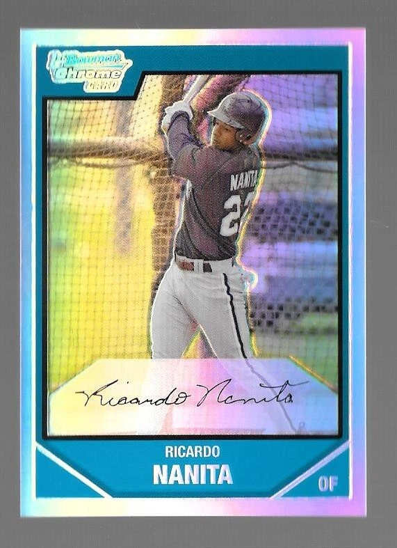 2007 BOWMAN CHROME PROSPECTS MLB #BC82 RICARDO NANITA /500 REFRACTOR,WHITE SOX - Image 1 of 1
