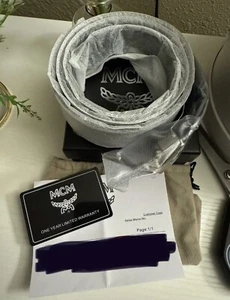 MCM Belt, Got As Gift On Christmas Never Used Before, Not Sure If Real Or Reps. - Picture 1 of 3