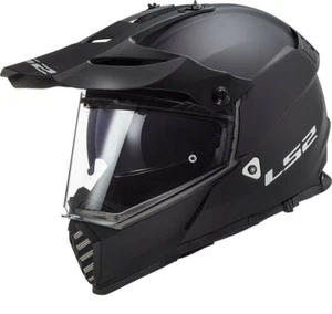 Casco Helmet Cross MX436 Pioneer Evo Matt Black LS2 Size XL - Imagen 1 de 2