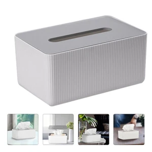 Tissue Organizer Plastic Napkin Case Napkin Storage Box Tissue Box Cover - Picture 1 of 12