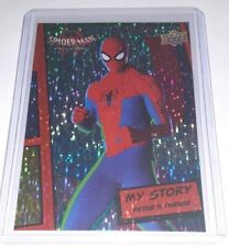 2022 UD Marvel Spider-Man Into the Spider-Verse My Story RED MS-16 - 1:689 SP