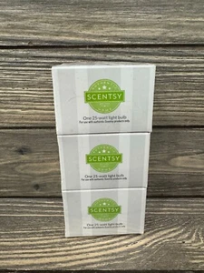 Lampadine Scentsy 25 Watt confezione da 3 per prodotti autentici Scentsy - Foto 1 di 3