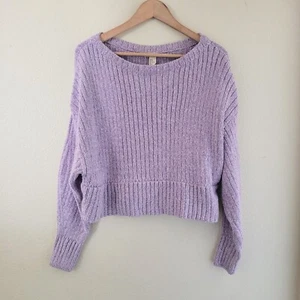 H&M Purple Pullover Knit Sweater Size 14 - Picture 1 of 6