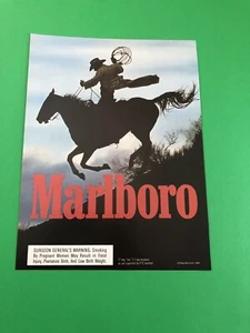 MARLBORO CIGARETTES ORIGINAL VINTAGE 1 PAGE PRINT AD PRINTED ADVERTISEMENT DD15 - Picture 1 of 1
