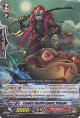 4 x Tenjiku Stealth Rogue, Dokube - G-BT03/076EN - C Near Mint / Mint, English - Image 1 of 1