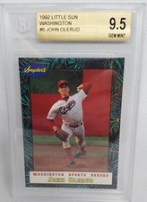 1992 Little Sun Washington Cougars Sports Heroes John Olerud BGS 9.5 GEM MINT