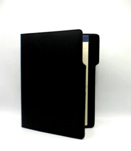 Portfolio Leather Graphic Image Hugo 9x12" BLACK List$90 - Picture 1 of 4