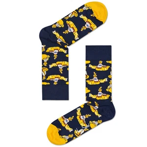 Happy Socks x The Beatles Women's Crew Socks - Yellow Submarine (UK 4-7) - Picture 1 of 1