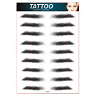 10 Pairs Eyebrow Tattoo For Men Realistic Fake Eyebrows Popular Transfer Stickqh