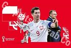 POLAND  postcard 2022 World Cup in Qatar FIFA  FOOTBALL SPORT soccer