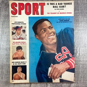 SPORT MAGAZINE Vintage (FEBRUARY 1959) RAFER JOHNSON, SPORT'S MAN OF THE YEAR - Picture 1 of 12