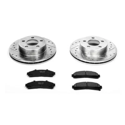 Kit de frenos de disco PowerStop - Delantero - Se adapta a Ford Explorer 1995-2001, Ford Ranger 199 Foto 1 de 4