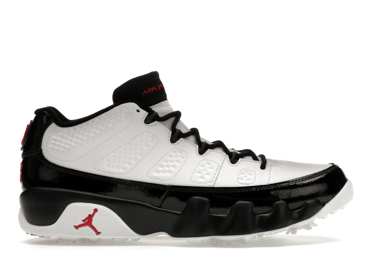 NIKE Jordan 9 golf ホワイト/ブラック/レッド 23 2/23発売｜Nike Air Jordan 9 Golf 