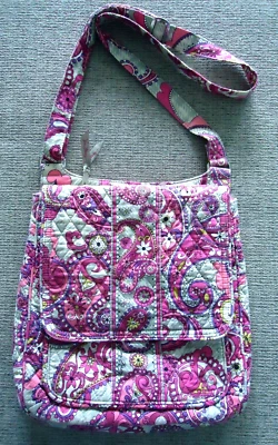 Bolso Bandolera de Correo Vera Bradley Paisley Meets a Cuadros Foto 1 de 4