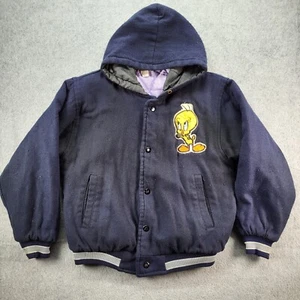 Vintage Looney Tunes Tweety Bird Youth XL Letter Jacket ROUGH SEE PICTURES - Picture 1 of 20