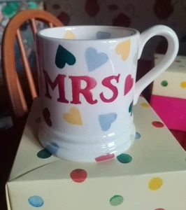 Taza Emma Bridgewater ~ MRS ~ P&P gratis en el Reino Unido - Imagen 1 de 7
