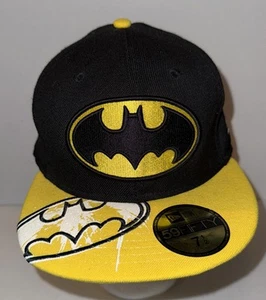 Gorra ajustada Gotham City 59Fifty 7 1/2 con logotipo de Batman DC Comics difícil de encontrar nueva - Imagen 1 de 16