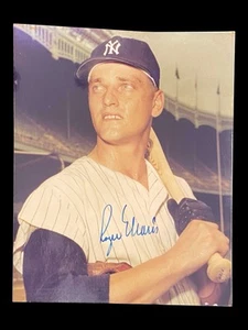 NYY New York Yankees Roger Maris Autograph Signed 8x10 Photo 100% Real - Picture 1 of 3