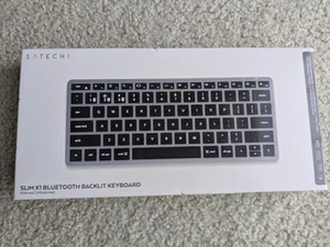 Satechi Slim X1 Bluetooth Backlit Keyboard for Mac - Space Gray Brand New Sealed - Picture 1 of 5