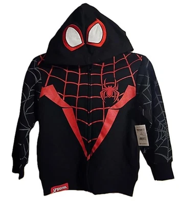 НОВАЯ ТОЛСТОВКА С КАПЮШОНОМ MARVEL SPIDERMAN ДЛЯ МАЛЬЧИКОВ (S) 6-7 - Изображение 1 из 2