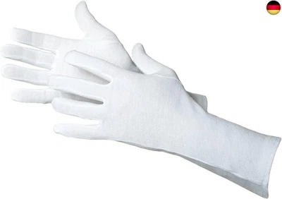 Jah Blanco:Tex 3101 Baumwollhandschuh 12 Paar oekotex mittelschwer 35 cm lang - Bild 1 von 4