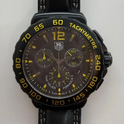 Кварцевый мужской хронограф Tag Heuer CAU111E Formula 1 40 мм б/у - Изображение 1 из 3