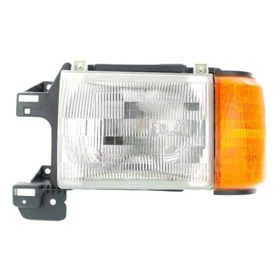 For Ford F-Super Duty 1990 1991 Headlight Driver Side | w/ Side Marker Light - Image 1 of 4